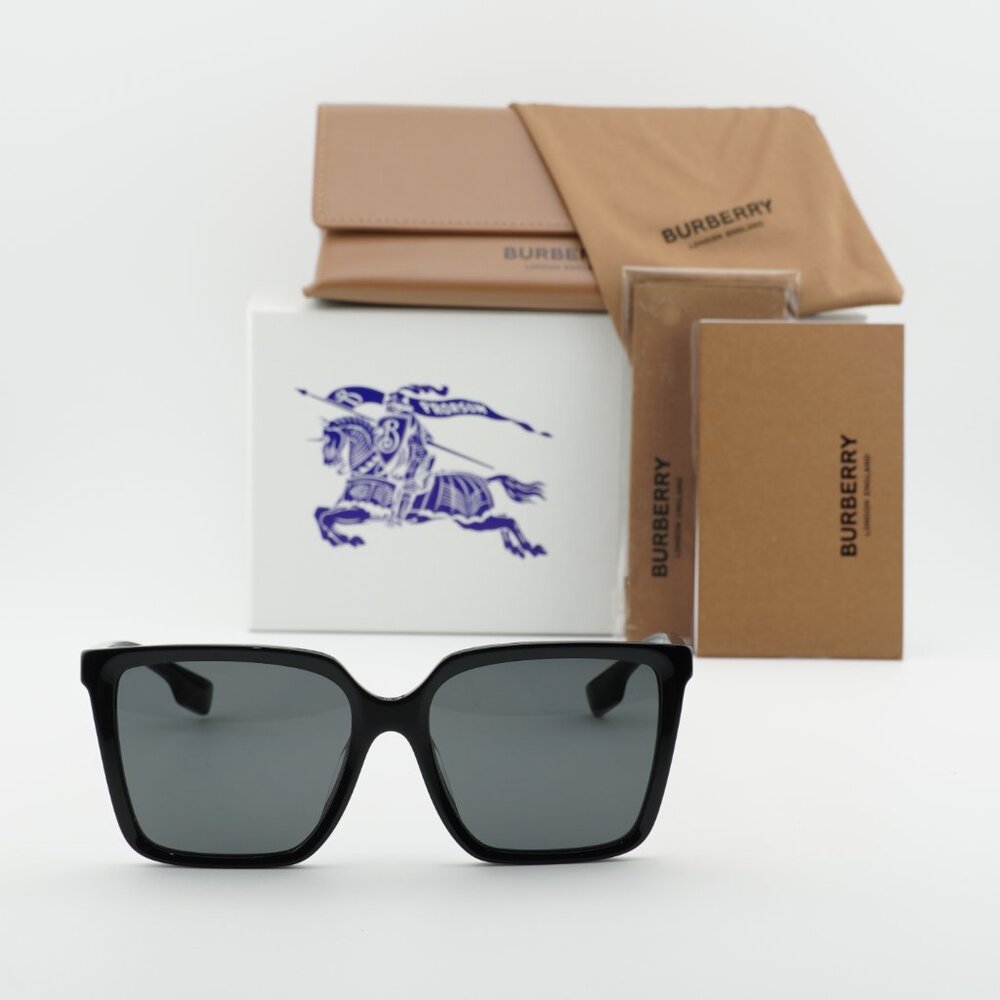 Burberry BE4411D 300187 Square Sunglasses - Black/Grey - Picture 6 of 11